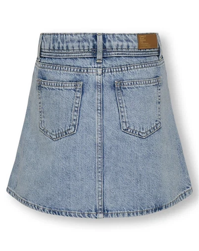 Kids Only - KOGEden Belt Nederdel - Light Blue Denim